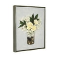 thumbnail image 3 of Stupell Industries Yellow Rose Flower Bouquet Decorated Rocks Vase Graphic Art Luster Gray Floating Framed Canvas Print Wall Art, Design by Ziwei Li, 3 of 6