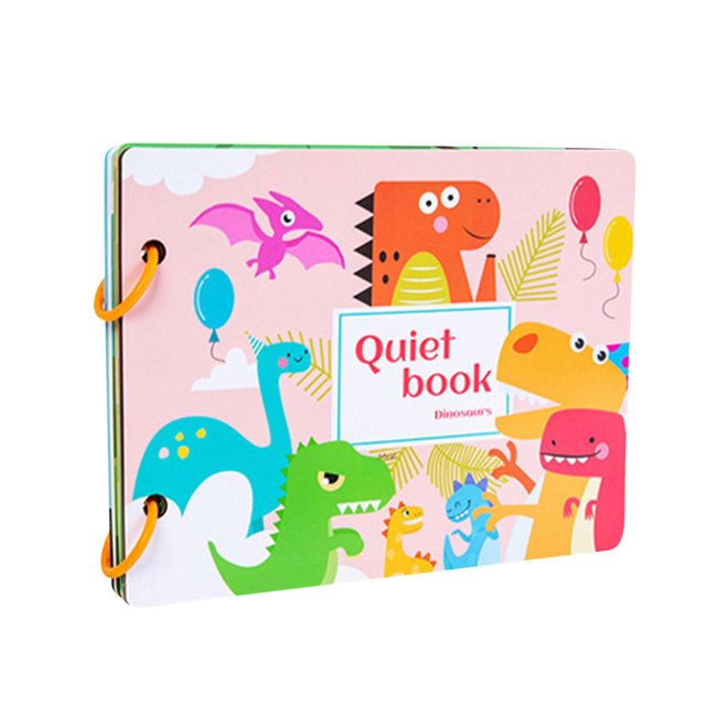 Busy Book Montessori para niños que aprenden habilidades con bolsa de almacenamiento
