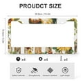 thumbnail image 3 of License Plate Frame Rooster With Sunflowers And Butterflies Car Front License Plate Frame 2 Pieces Vintage Chicken Floral Rustic Metal License Plate Cover Gift for Dad, 3 of 6