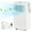 Operation panel white, variant on Portable Air Conditioner,8000 BTU for Rooms Up to 350 Sq.Ft.4 Modes with Remote Control Quiet AC,Dehumidifier,Fan Includes Window Installation Kit,24-Hour Timer,Sleep Mode