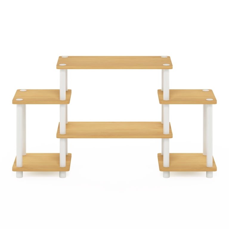Furinno Turn-N-Tube TV Stand for 25" TVs, White photo 4