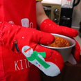 thumbnail image 3 of Oven Mitts and Potholders BBQ Gloves-Oven Mitts and Pot Holders with Recycled Infill Silicone Non-Slip Cooking Gloves for Cooking Baking Grilling (4-Piece Set,Yellow), 3 of 7