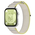 thumbnail image 3 of Likrtyny Correa Reloj Ajustable Con Correa Tejida Nailon para Huawei Watch Fit 3 (amarillo Gris), 3 of 9