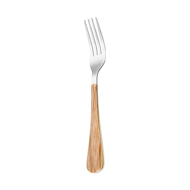 Nvzi 4Pcs Dinner Forks Stainless Steel Silverware Forks Modern Flatware Cutlery Forks-A