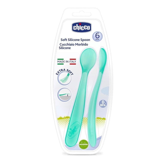Chicco Set De Cuchara Para Bebé 6+ Azul