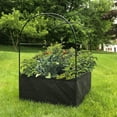 thumbnail image 6 of SIMPO 3-in-1 Garden System: Raised Fabric Bed + Greenhouse + Protective Net 44”W x 44”L x 61”H, 6 of 9