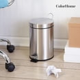 thumbnail image 2 of Botes de Basura 7L C/Pedal Acero Inox Metalico Cocina 2pzas ColorHome COLORBIN7, 2 of 7