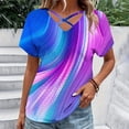 thumbnail image 4 of My Orders Cute Summer Tops for Women Floral Blouses for Women Casual On Sale Athletic Tops Women Cropped Womens Tops Dressy Casual Sexy Off The Shoulder Golf Shirts for Women, 4 of 6