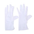 thumbnail image 1 of Jumpingount Guantes de etiqueta Diseño de rayas estéreo Modernos Cómodos Manoplas fáciles de usar Combinación perfecta para desfiles militares guantes y mitones Blanco, 1 of 6