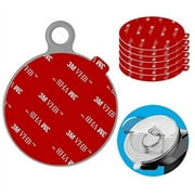 Very High Bond Sticky Adhesive, AZXYI 6 Pack Dashboard Pad Mounting Disk Adhesive Replacement Kit, Double-Sided Stickers for Suction Cup Dashboard Phone Holder & Windshield Car Mount