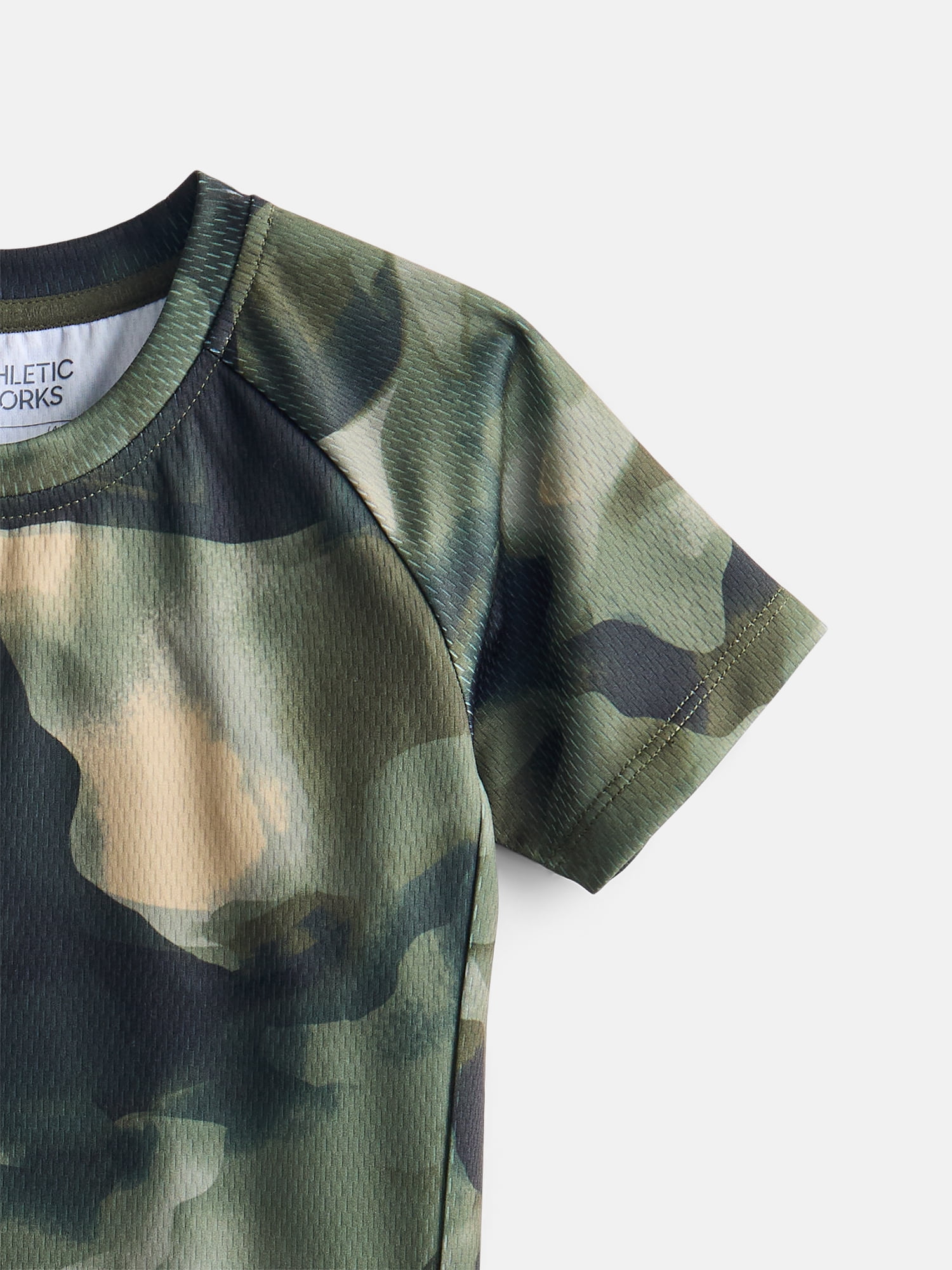 Athletic Works Boys Active Mesh Tee, Sizes 4-18 & Husky