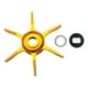 thumbnail image 3 of Accesorio de arrastre Star para carrete de pesca, modificado, práctico, resistente, de repuesto, con llave de descarga de freno, ligero, de metal de Oro, 3 of 8