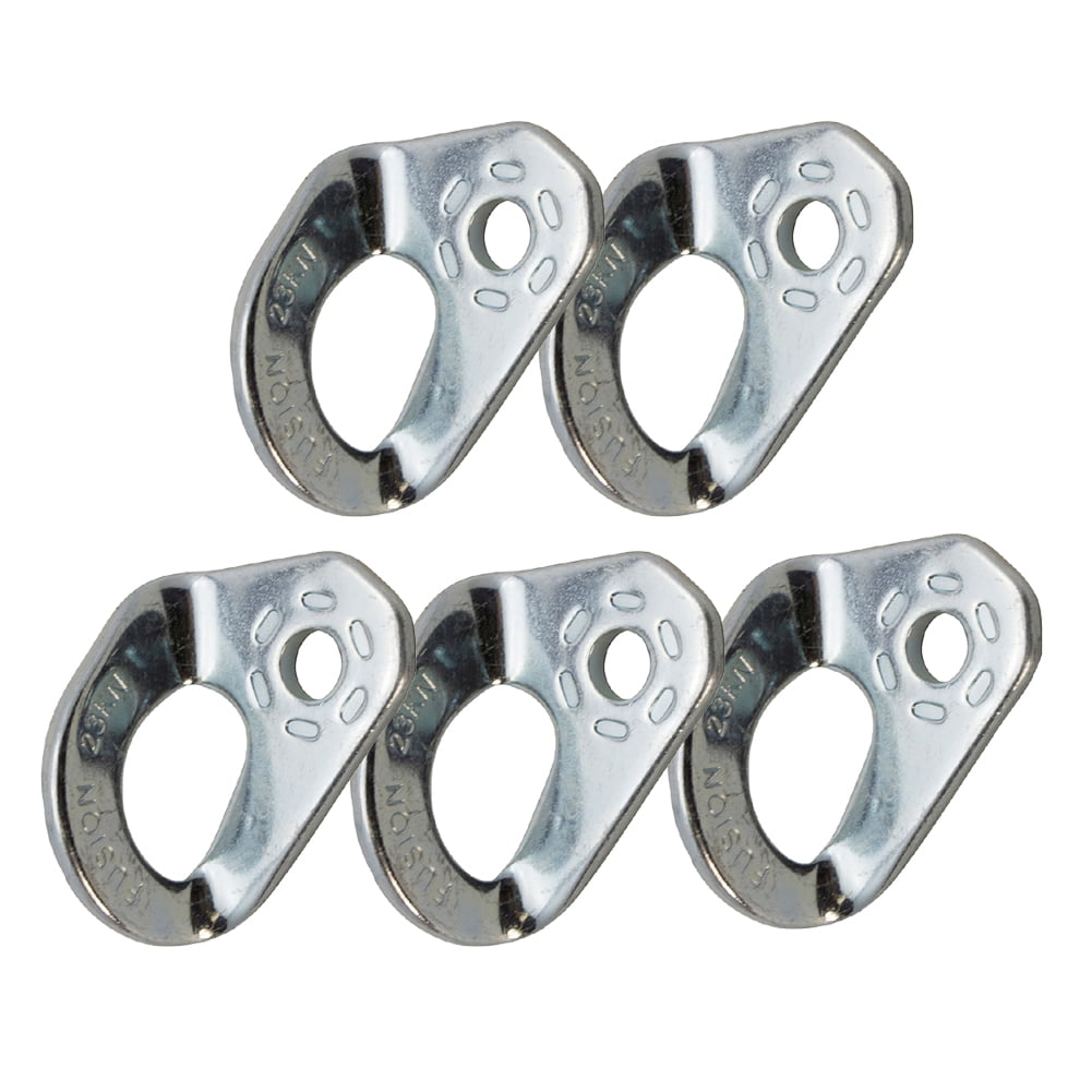 Fusion Climb Cabal 3//8 23KN Zinc Plated Steel Anchor Bolt Hanger Silver