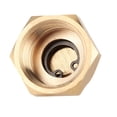 thumbnail image 3 of 4Pcs Irrigation Spray Nozzles Practical Irrigation Copper Fountain Water Spray Nozzle Sprinkler Female Thread G1/2" DN15, 3 of 8