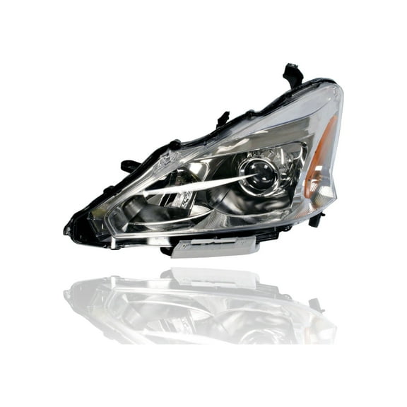 Headlight Assembly - Cooling Direct Fit/For 13-15 Nissan Altima Sedan - Halogen, Left Hand Driver
