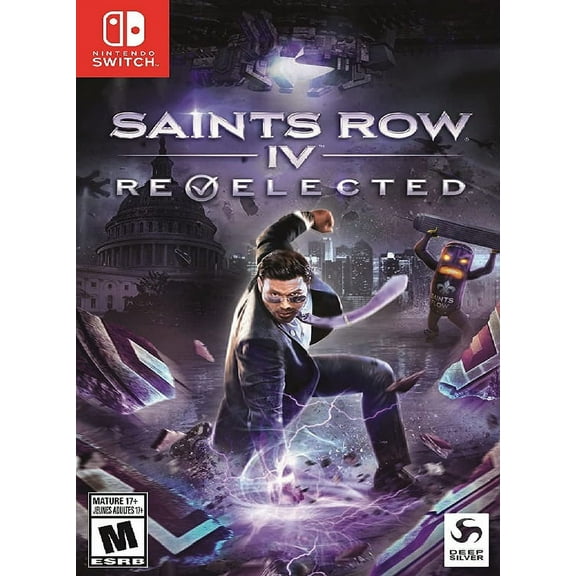 Restored Saints Row IV: Re-Elected (Nintendo Switch, 2020) Shooter Game (Refurbished)