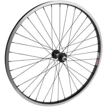 Wheel  Front Bicycle Wheel 24 x 1.75 36H, Alloy, Bolt On, Black