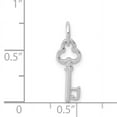 thumbnail image 2 of 14k Or Blanc Délicate Lettre J Initiale Nom Monogramme Collier Pendentif Pendentif, 2 of 6