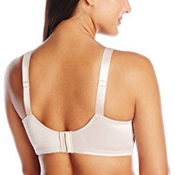 Buy Just My Size Women's Satin Stretch Wire Free Bra, White, 38D at