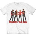 thumbnail image 1 of Queen - Camiseta Radio Ga Ga de Algodón para Adultos Unisex (Blanco), 1 of 2