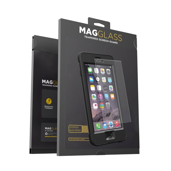 Magglass Tempered Glass Screen Protector for Lifeproof Nuud Case - iPhone 6 (Case is not Included)