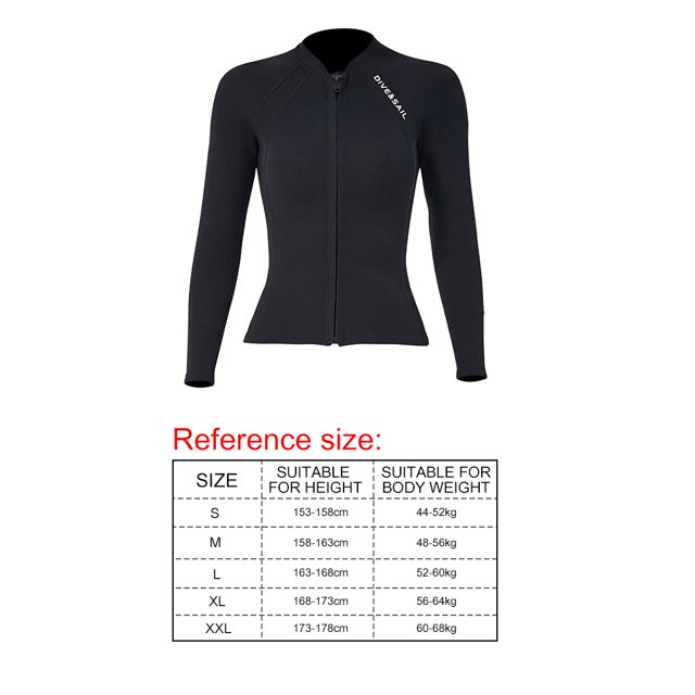 Chaqueta De Buceo DIVE SAIL Chaqueta de buceo de neopreno de 2 mm Mujeres Snorkeling Swim Surf Split Tops Sywqhk Para Estrenar