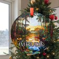 thumbnail image 2 of Custom Florida Everglades Ornament | Faux | Unique Souvenir |Vacation Travel Gift | Holiday |Christmas Decor, Holiday Keepsake, Xmas Tree Hanging Decoration, Seasonal Gift Idea, Co, 2 of 5