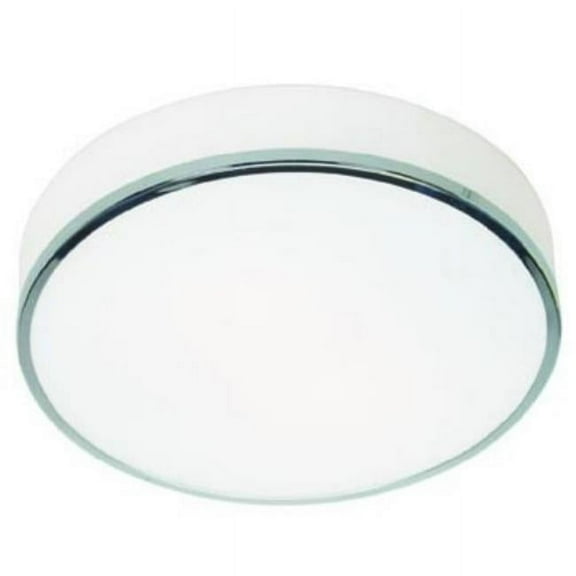 20671-CH-OPL Aero 2 Light Chrome Flush Mount Ceiling Light in Incandescent