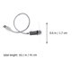 thumbnail image 2 of Mini USB Fan with 64 Colorful LED Patterns Circular Display (Silver), 2 of 3