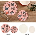 thumbnail image 4 of Butterfly 2 Pack Pot Holders Trivets, Heat Resistant Hot Pads for Kitchen Table Decoration Trivets for Hot Dishes/Pot/Bowl/Teapot/Kitchen Hot Pads Trivets, 7" + 9.45", 4 of 7