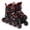 Red, variant on LAZIOEGR Adjustable Illuminating Inline Skates with Light Up Wheels for Kids and Youth Girls Boys, Blue Medium