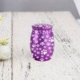 thumbnail image 4 of Metal Pet Urn Engraved Dog Paw Memorial ,Small Aluminum Alloy Keepsake Urn for Cats & Small Animals, Blue/Black/Purple, 4 of 6
