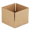 General Supply Brown Corrugated - Fixed-Depth Shipping Boxes, 12l x 12w x 4h, 25/Bundle