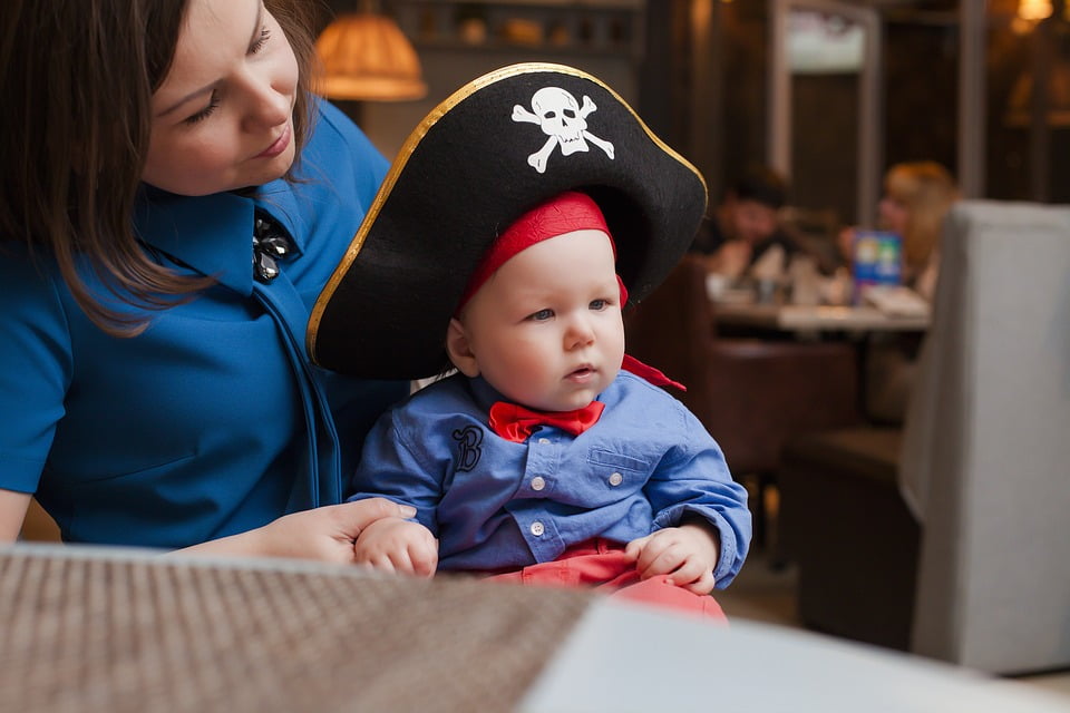 baby pirate hat