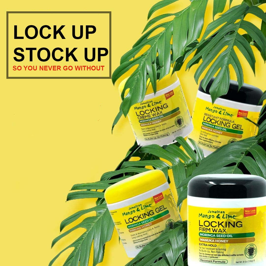 Cire Coiffante Jamaican Mango & Lime Locking Creme Wax - Pour Boucles - Origine USA