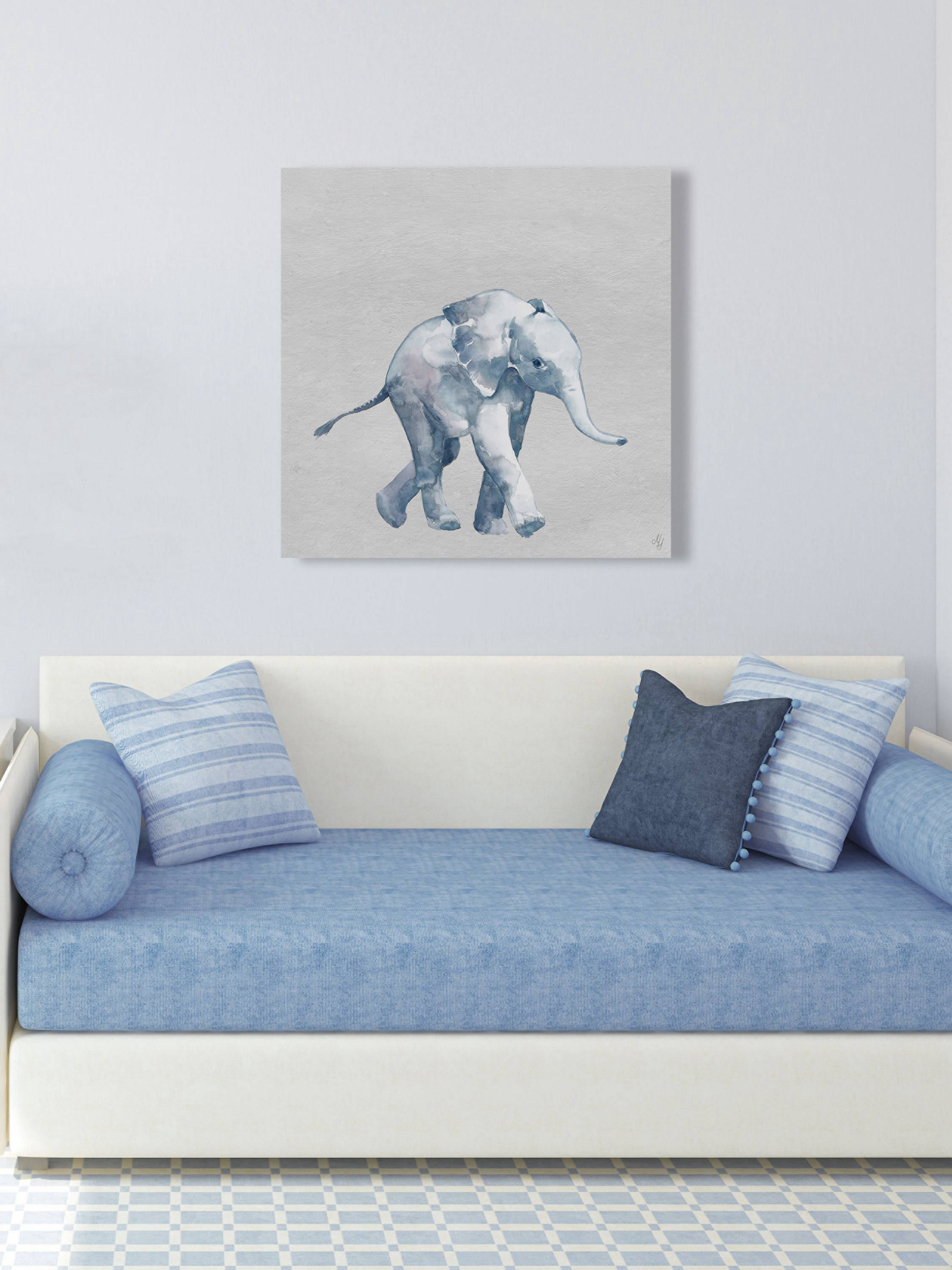 Marmont Hill Quiet Elephant II Canvas Wall Art