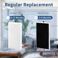 thumbnail image 4 of Filtro purificador de aire de repuesto, paquete de 4 unidades, para Febreze y Honeywell, 4 of 9