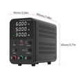 thumbnail image 2 of Fuente de alimentación CC de banco Variable 60 V 5 A Pantalla digital Fuente de alimentación regula Meterk Fuente de alimentación regulada, 2 of 7