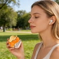 thumbnail image 4 of Earbuds Compatible With Frog Design Cover Animals Soft Scratch Wireless Earphone Protector Handmade, 4 of 6