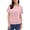 Pink, variant on Weardear Womens Ruched Tops Dolman Short Sleeve Shirts Casual T Shirts Boat Neck Summer Off Shoulder Batwing Tops