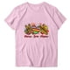 thumbnail image 1 of Blusas de Manga Corta para las Mujeres Divertido Impreso Cuello Redondo Tee, Vintage Humor Gráfico Blusas de Primavera para las Mujeres, 1 of 3