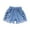 #009Blue, variant on Drmagiyhm Blue Shorts for Girls Size 10-12 Casual Solid Color Shorts Summer Kids Active Waist Belted Denim Jean Shorts with Pocket 3-4 Years