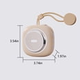 thumbnail image 3 of Altavoces Bluetooth Sistema de Sonido Bluetooth Inalámbrico, Diseño de Cámara Retro, Mini Altavoz Inalámbrico, Sistema de Sonido de Alta Fidelidad Envolvente, Cuerda de Suspensión de Silicona, Estilo, 3 of 8