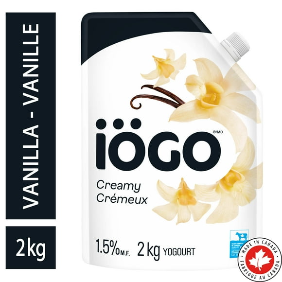 iÖGO Pochette de yogourt à la vanille 1,5&nbsp;% 2KG