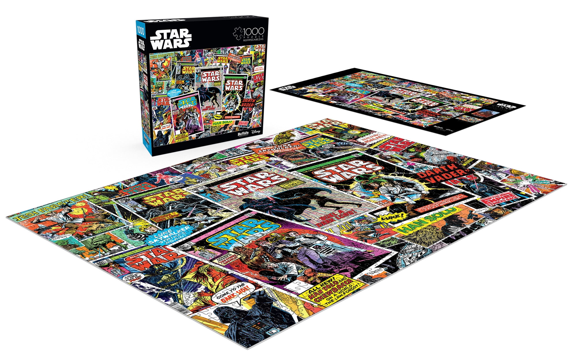 Buffalo Games 1000-Piece Star Wars Comic Book Collage Interlocking Jigsaw Puzzle for Adults Ages 14+