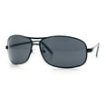 thumbnail image 4 of Mens Classic Air Force Officer Agent Metal Rim Cop Sunglasses All Black, 4 of 8