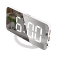 thumbnail image 1 of eccomum Horloge Miroir LED Mini Réveil Numérique Horloge de Table avec Fonction Snooze 3 Luminosités Réglables Rétroéclairage Auto-Adaptatif, 1 of 7