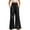 Black, variant on qolati Women's Faux Leather Cargo Pants Casual Business Work Pants High Waisted Dress Pants Casual Loose Stretchy Wide Leg Suit Trousers with Pockets