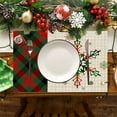 thumbnail image 4 of Hxlamzoo Christmas Plastic Placemats - Non-Slip Waterproof Heat Insulating Table Mats for Holiday Decorations & Festive Dining, 17.72x12.99in Multicolor, 4 of 6