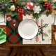 thumbnail image 4 of Christmas Placemats Holiday Decorations Western Style Placemats Non Slide No Fear Of Water And Greaseproof Heat Insulating Placemats, 4 of 6